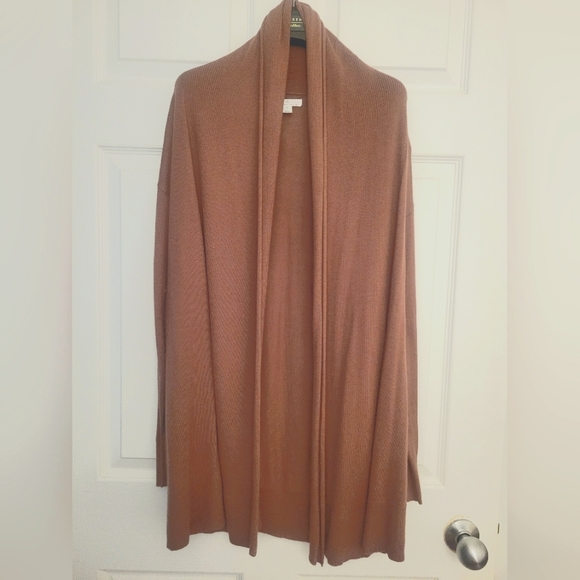 Indi pink colour long cardigan - Picture 1 of 2